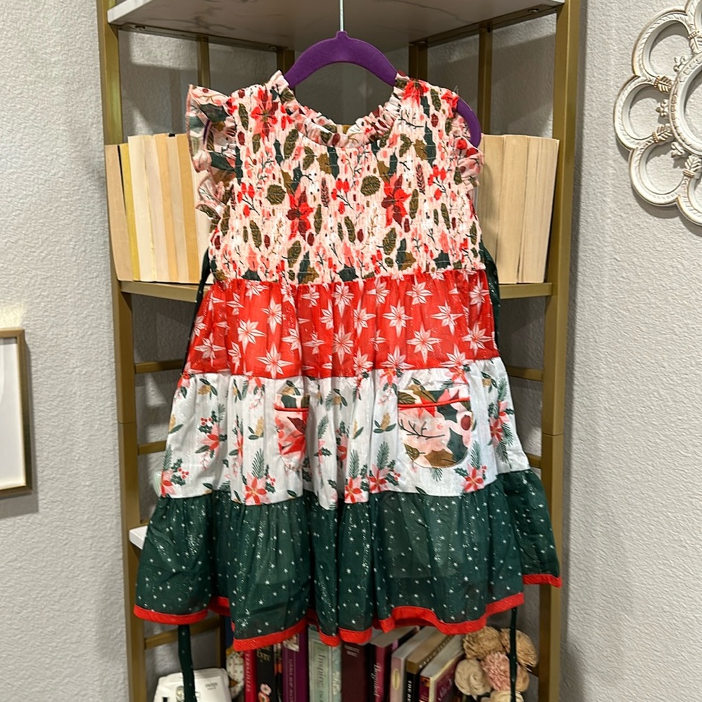 Cheeky Plum Holiday Dress size 5T